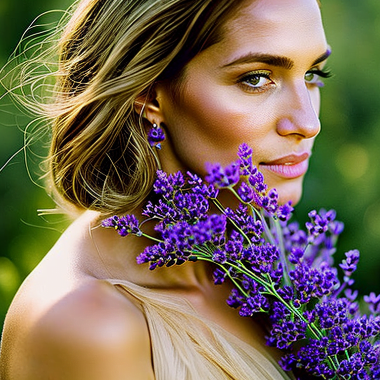 Campos de lavanda-close-up
