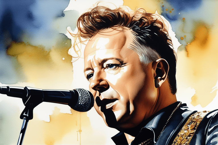 Jim Kerr vocalista da banda Simple Minds