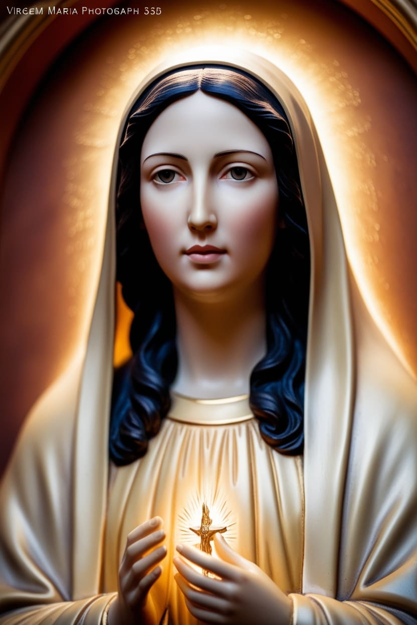 Desenho da Virgem Maria