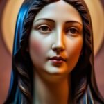 Desenho da Virgem Maria