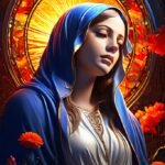 Pintura da Virgem Maria
