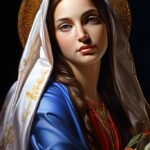 Pintura da Virgem Maria