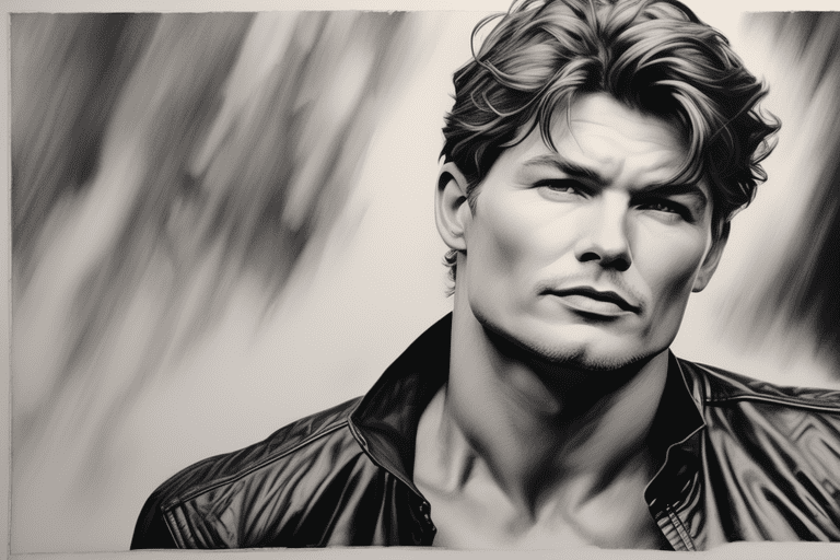 Banda A-Ha. Take on Me. Imagem criada com IA