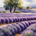 campos de lavanda