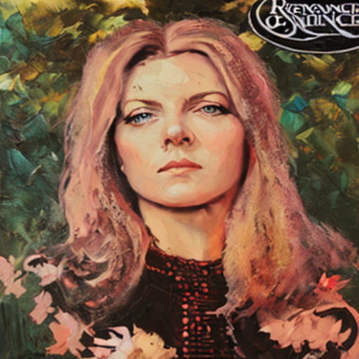 Foto criada com IA da capa do álbum "Ashes Are Burning".