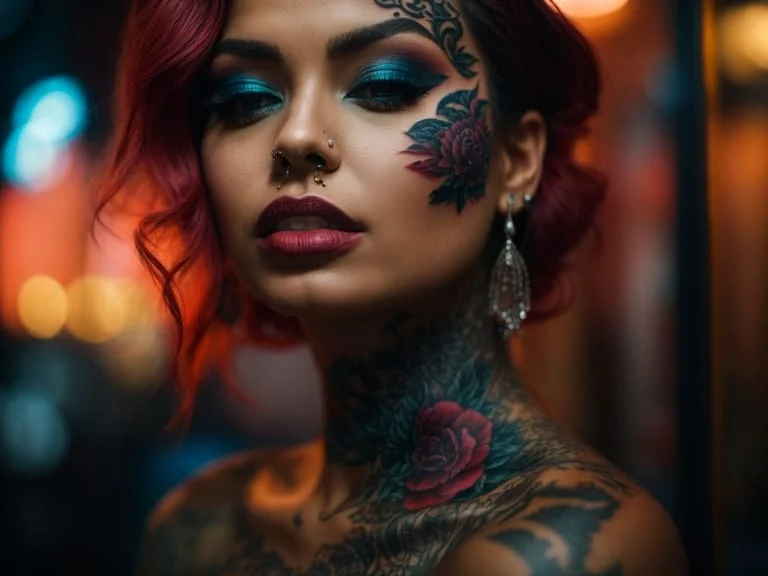 Tatuagem feminina. Tatuagens.