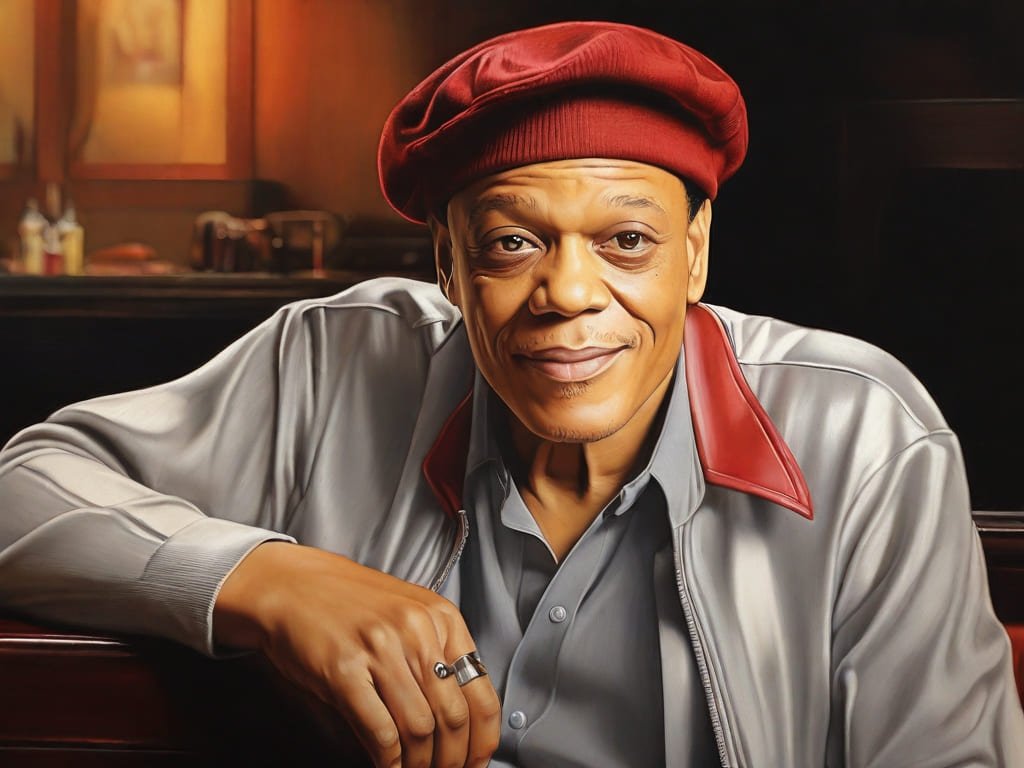 Ilustração do cantor Al Jarreau