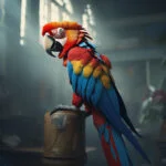 pintura de arara