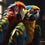 foto de arara criada com AI