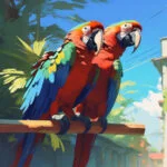 Desenho de arara
