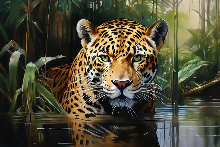 Onça pintada do pantanal