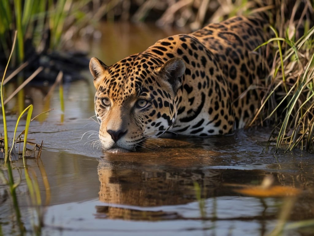 Onça pintada do pantanal