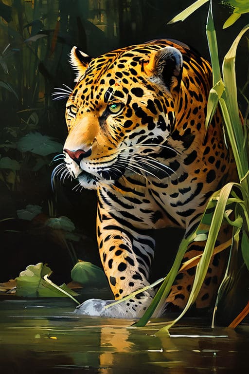 Onça pintada do pantanal