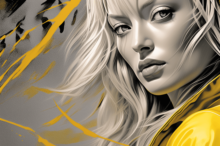 Imagem da atriz Uma Thurman criada com AI