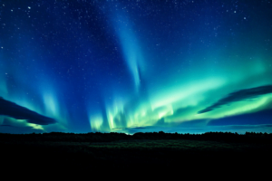 Fotografia da Aurora Boreal