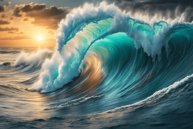 Tsunamis. Desastres naturais.