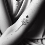 Tatuagem feminina no braço
