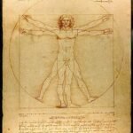 "O Homem Vitruviano" de Leonardo da Vinci