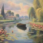 Pintura estilo Monet criado com AI