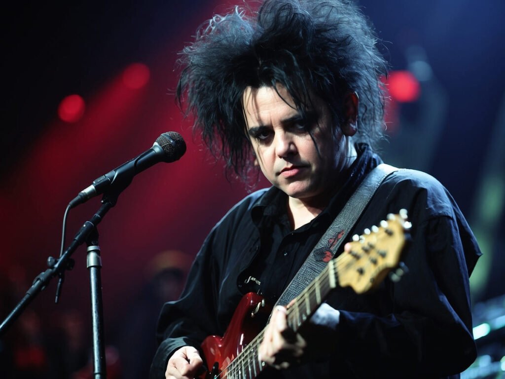 Robert Smith vocalista da banda The Cure
