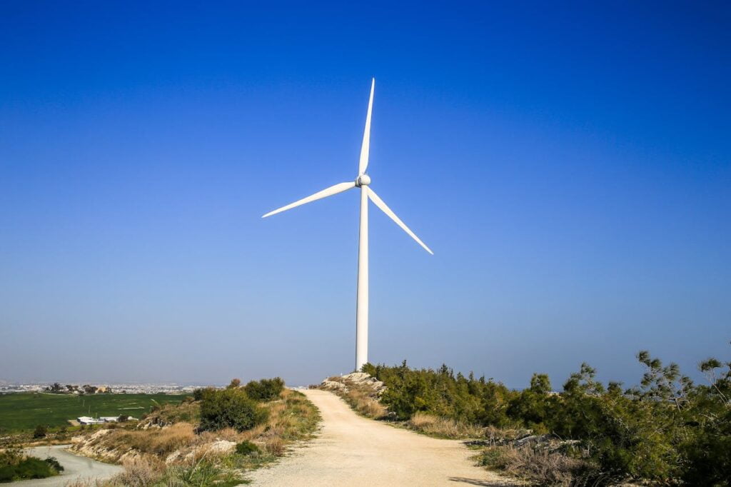 Turbina eólica. Energia renovável