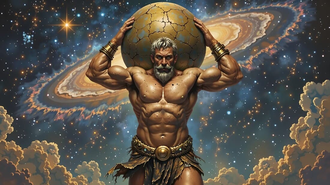 Atlas, o Titã condenado a carregar o mundo nos ombros