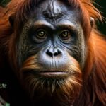 Orangotango de Bornéu-espécie em extinção