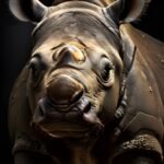 Rinoceronte de Sumatra-espécie em extinção