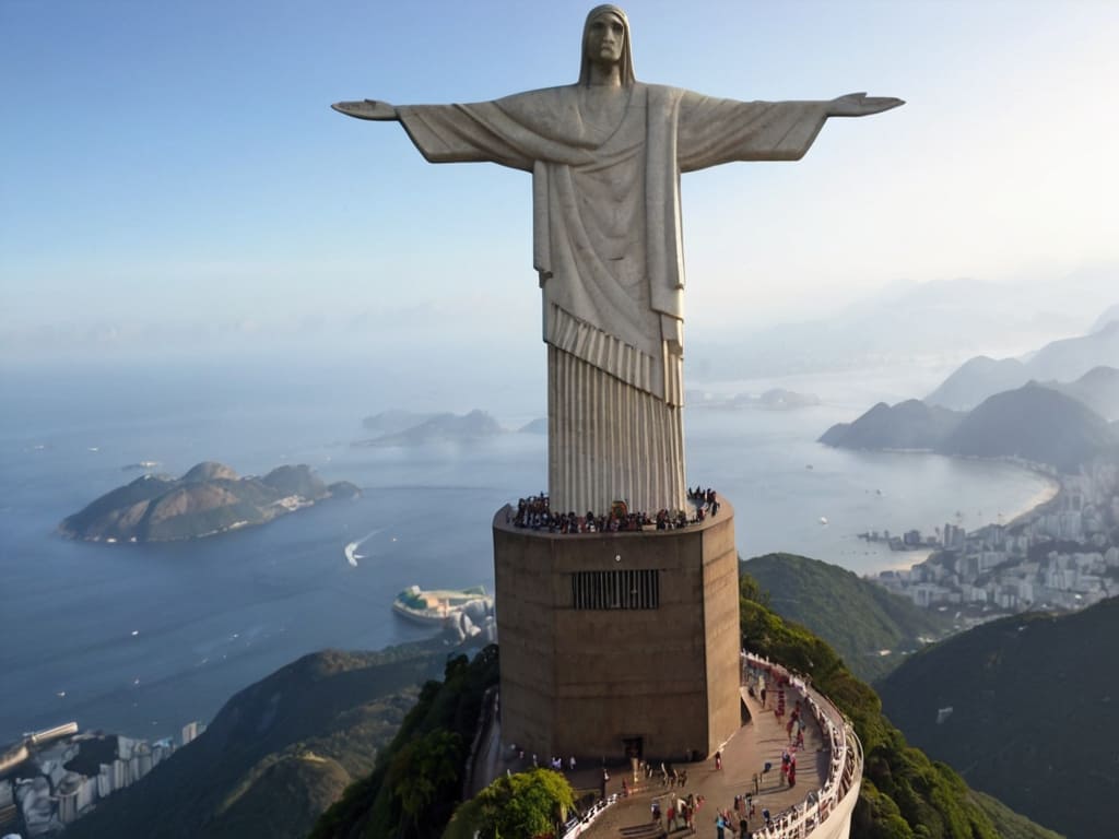 Cristo Redentor. Imagem criada com AI