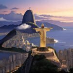 Desenho do Cristo Redentor criado com AI