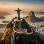 Desenho do Cristo Redentor criado com AI