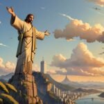 Desenho do Cristo Redentor