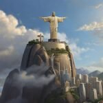 Desenho do Cristo Redentor