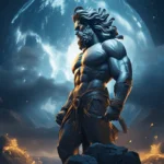 ilustração deus grego Atlas