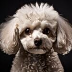 Raças populares de cães. Imagem de um Poodle