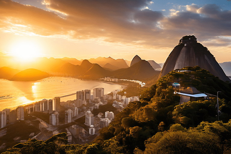 Paisagem do Rio de Janeiro criada com AI