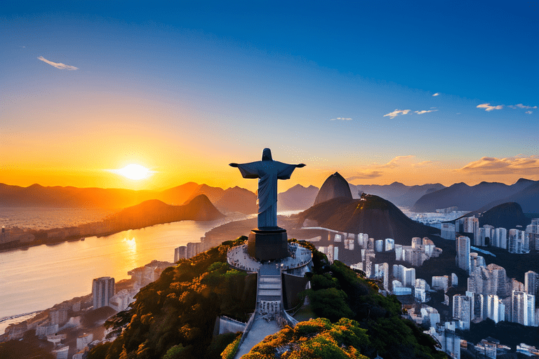 Paisagem do Rio de Janeiro criada com AI