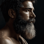 pintura criada com AI titã grego Atlas