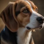 retrato cão da raça beagle