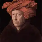 O homem do turbante vermelho. Possível auto-retrato de Jan van Eyck