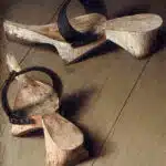 O casal Arnolfini. Detalhe dos tamancos.