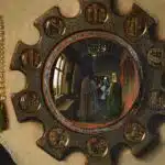 O casal Arnolfini. Detalhe do espelho