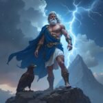 Zeus: O Rei dos Deuses. Imagem criada com IA.