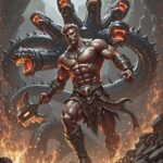 Hércules lutando contra a hidra