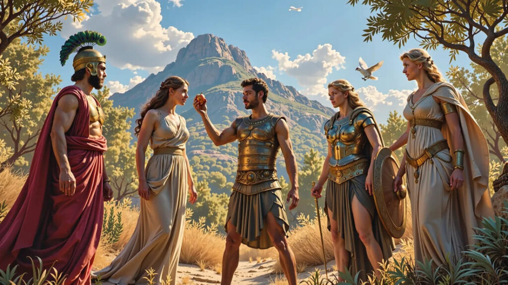 Julgamento de Páris. Mitologia Grega.