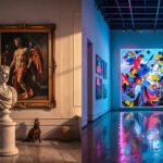 arte clássica vs arte contemporânea