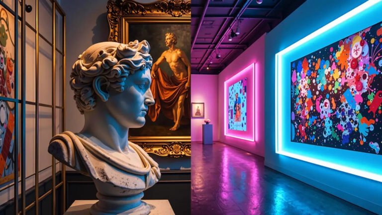 arte clássica vs arte contemporânea