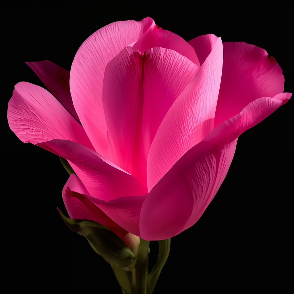 Georgia O'Keeffe rosa intimidade pintura abstrata digital