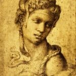 Cleópatra de Michelangelo (c. 1535), representação renascentista da rainha ptolomaica em arte clássica