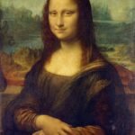 Mona Lisa, retrato de Lisa Gherardini pintado por Leonardo da Vinci por volta de 1503, em estilo renascentista com sfumato